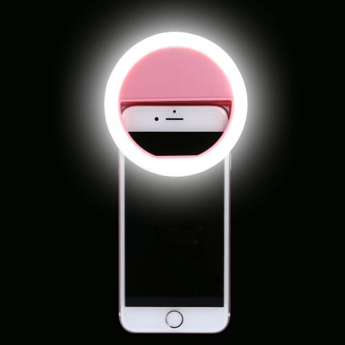Przenośna lampa ring do selfie - GlowSnap-Biały-Trend Polska
