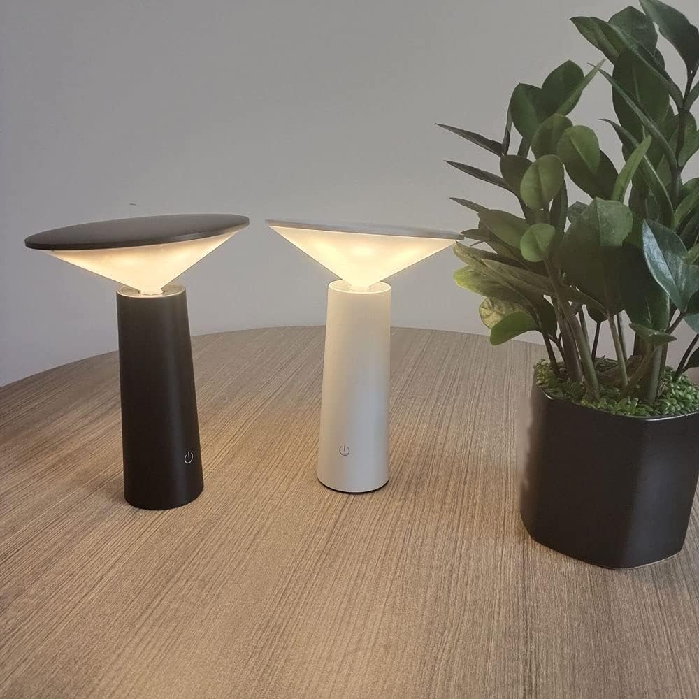 Przenośna Przyciemniana Lampa Stołowa - LumoFlex-Czarny-Trend Polska