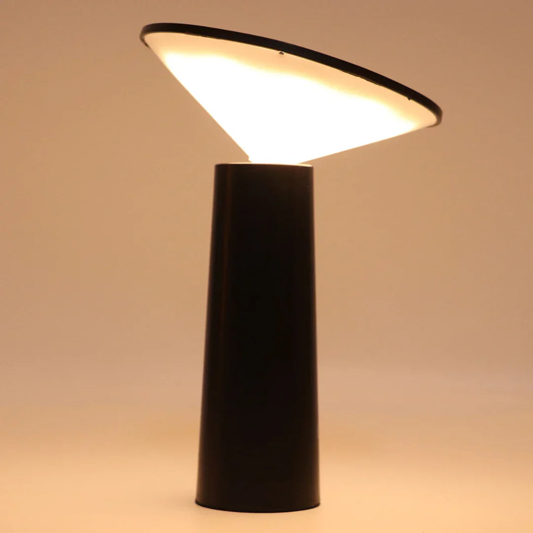 Przenośna Przyciemniana Lampa Stołowa - LumoFlex-Czarny-Trend Polska