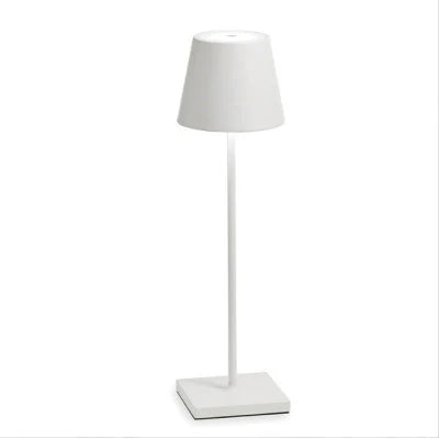 Przenośna ściemniana lampa LED stołowa - LumiAura-Biały-Trend Polska