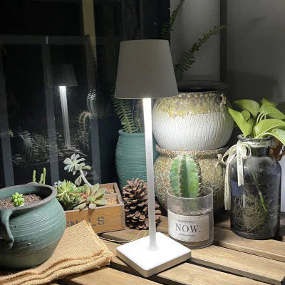 Przenośna ściemniana lampa LED stołowa - LumiAura-Czarny-Trend Polska