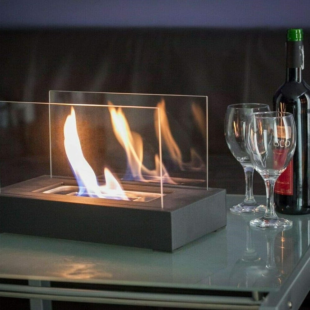 Przenośny kominek stołowy - LumaFlame-Czarny-Trend Polska