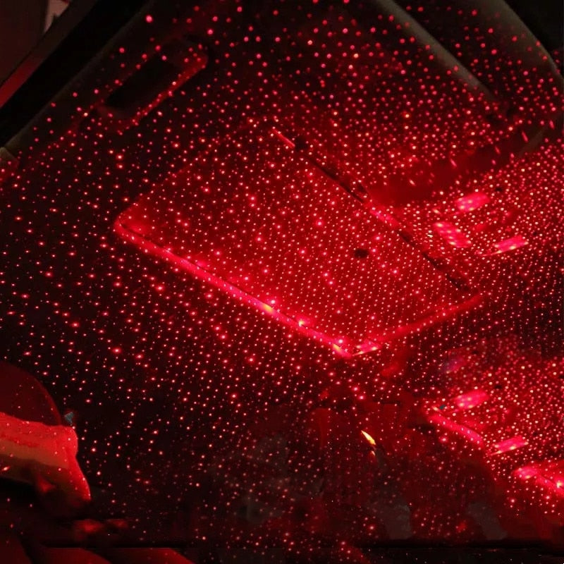 Przenośny projektor gwiazd - StarGlow-Czerwony-Trend Polska