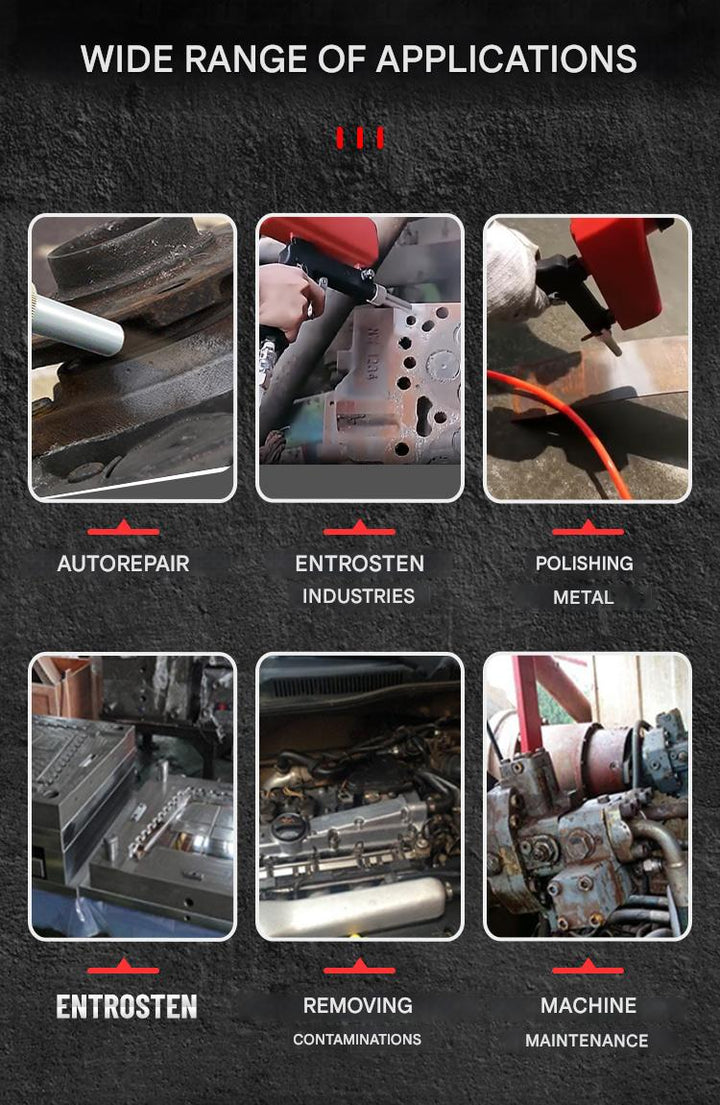 Przenośny, ręczny pneumatyczny pistolet do piaskowania-Pistolet do piaskowania z aluminium-Trend Polska