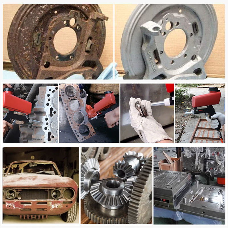 Przenośny, ręczny pneumatyczny pistolet do piaskowania-Pistolet do piaskowania z aluminium-Trend Polska
