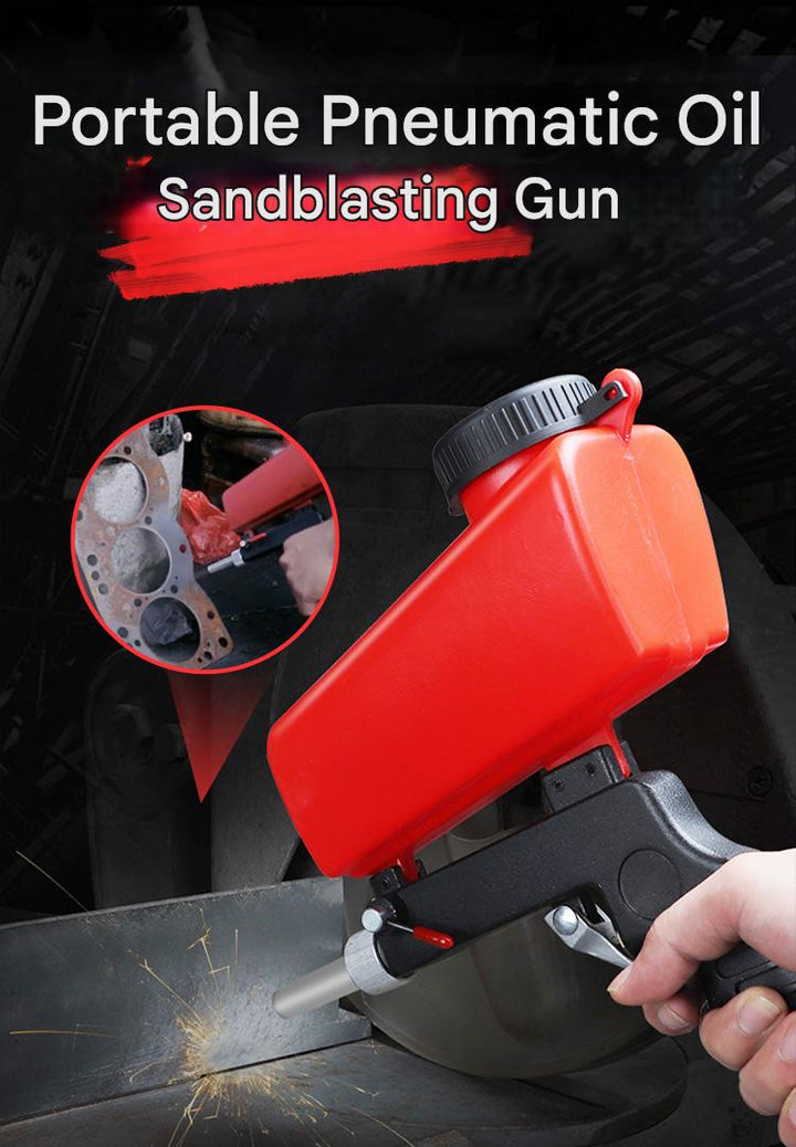 Przenośny, ręczny pneumatyczny pistolet do piaskowania-Pistolet do piaskowania z aluminium-Trend Polska