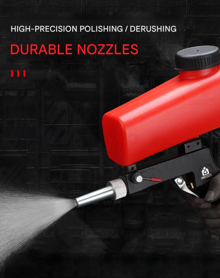 Przenośny, ręczny pneumatyczny pistolet do piaskowania-Pistolet do piaskowania z aluminium-Trend Polska