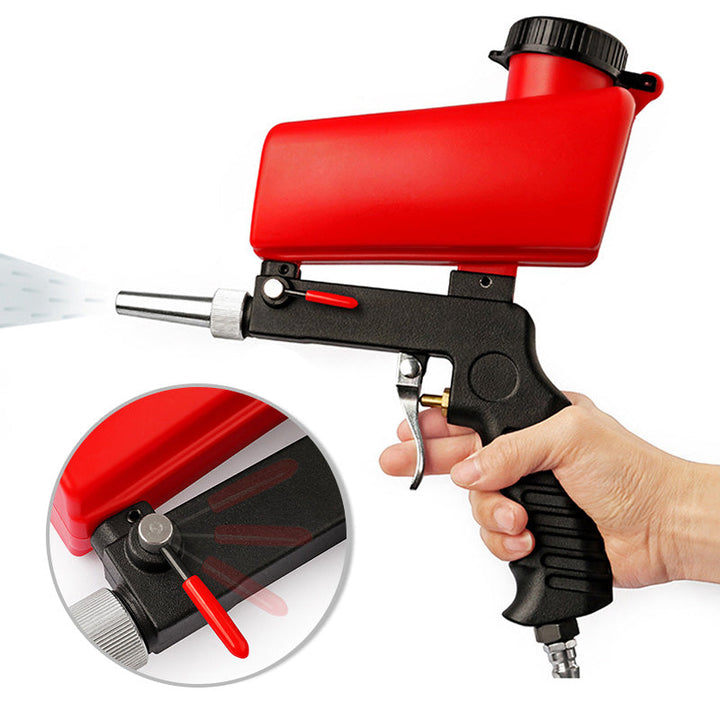 Przenośny, ręczny pneumatyczny pistolet do piaskowania-Pistolet do piaskowania z aluminium-Trend Polska