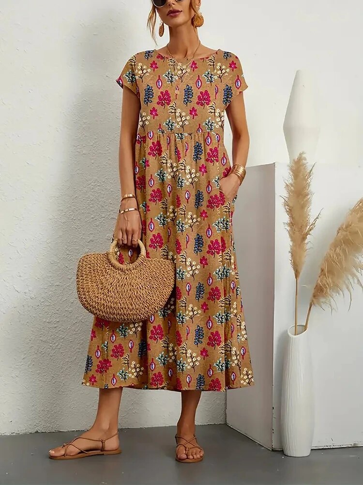Przewiewna bawełniana sukienka – Isadora-Braun-S-Trend Polska