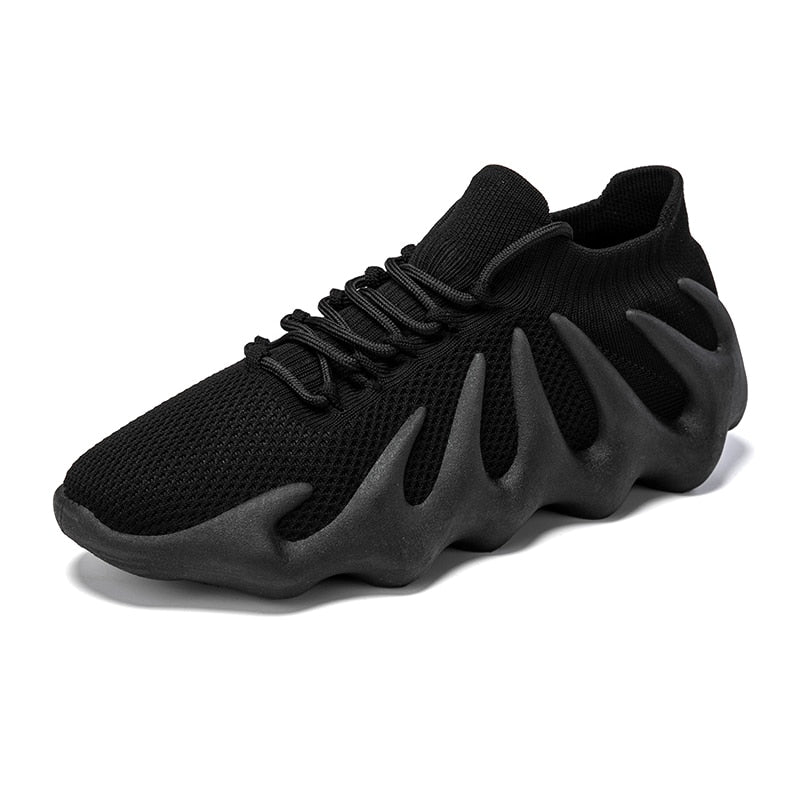 Przewiewne siateczkowe sneakersy – Milo-Czarny-35-Trend Polska