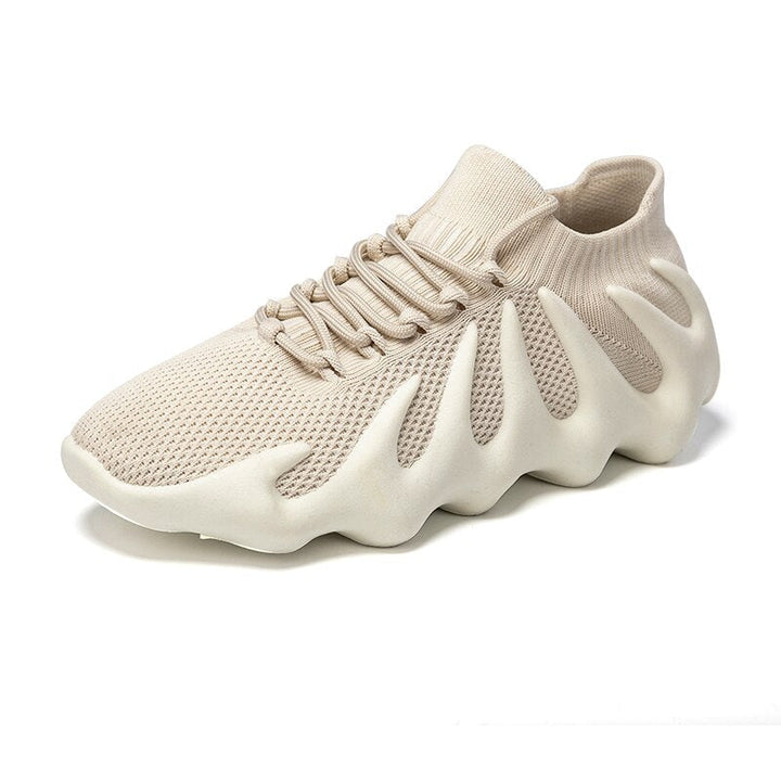 Przewiewne siateczkowe sneakersy – Milo-Krem-35-Trend Polska