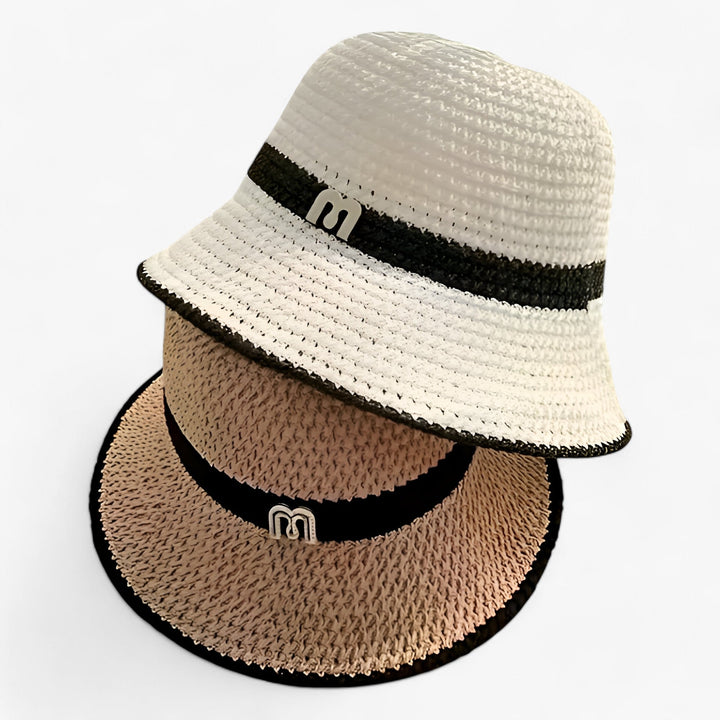 Przewiewny damski letni kapelusz z szerokim rondem – BreezeShade Isla-Khaki-Trend Polska