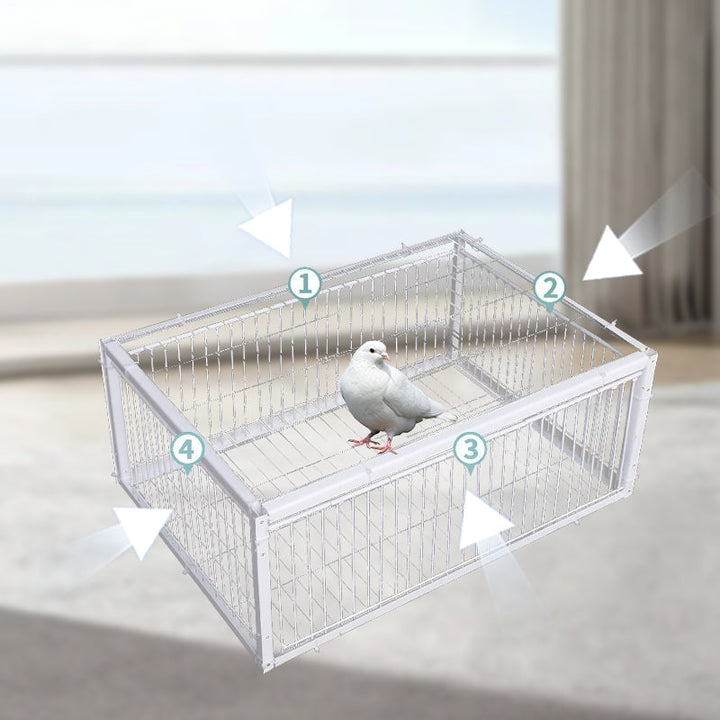 Przyjazna dla zwierząt pułapka na ptaki z zabezpieczeniem przed odrzutem – BirdSafe Trap-2 Wejścia-Trend Polska