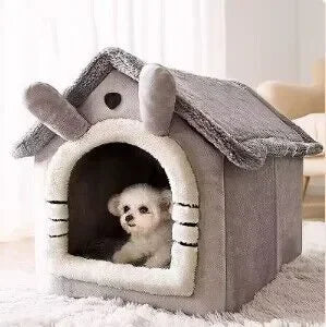 Przytulna klatka dla psów - SnugglyNest-Szary-S-Trend Polska