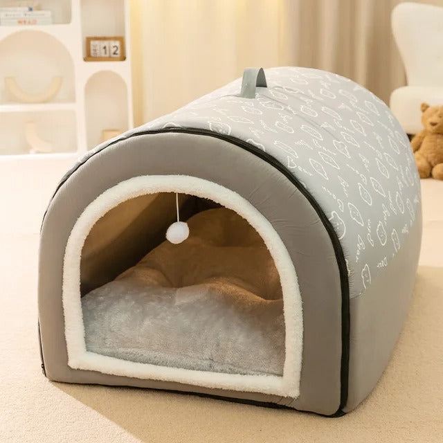 Przytulny domek dla psów i kotów – SnugPod-Szary-S-Trend Polska