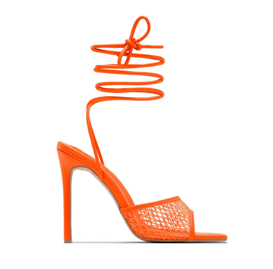 Pumps o wyglądzie szpiczastym – Céleste-Pomarańcza-35-Trend Polska