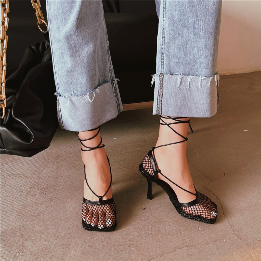Pumps o wyglądzie szpiczastym – Céleste-Pomarańcza-35-Trend Polska