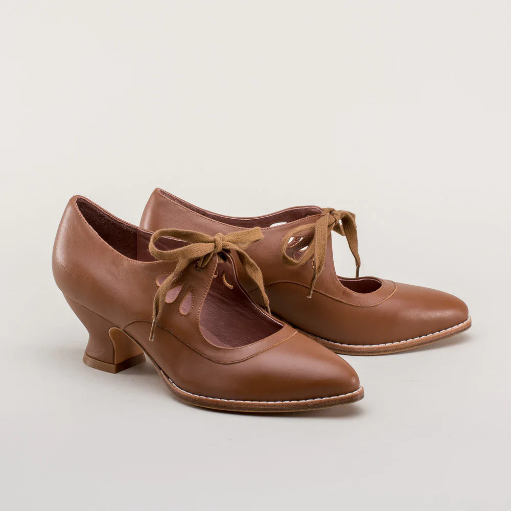 Pumps ortopedyczne ze skóry – Viviana-Beżowy-35-Trend Polska