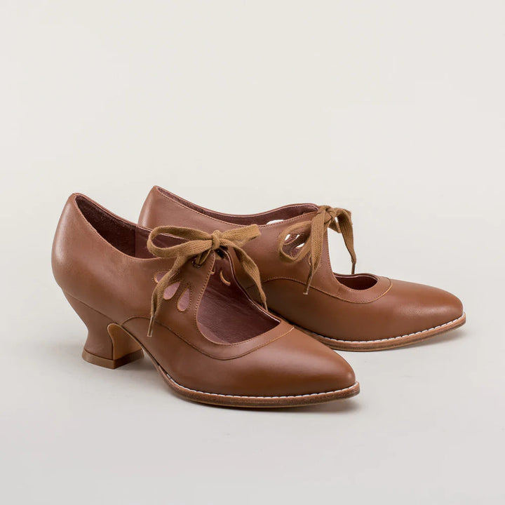 Pumps ortopedyczne ze skóry – Viviana-Beżowy-35-Trend Polska