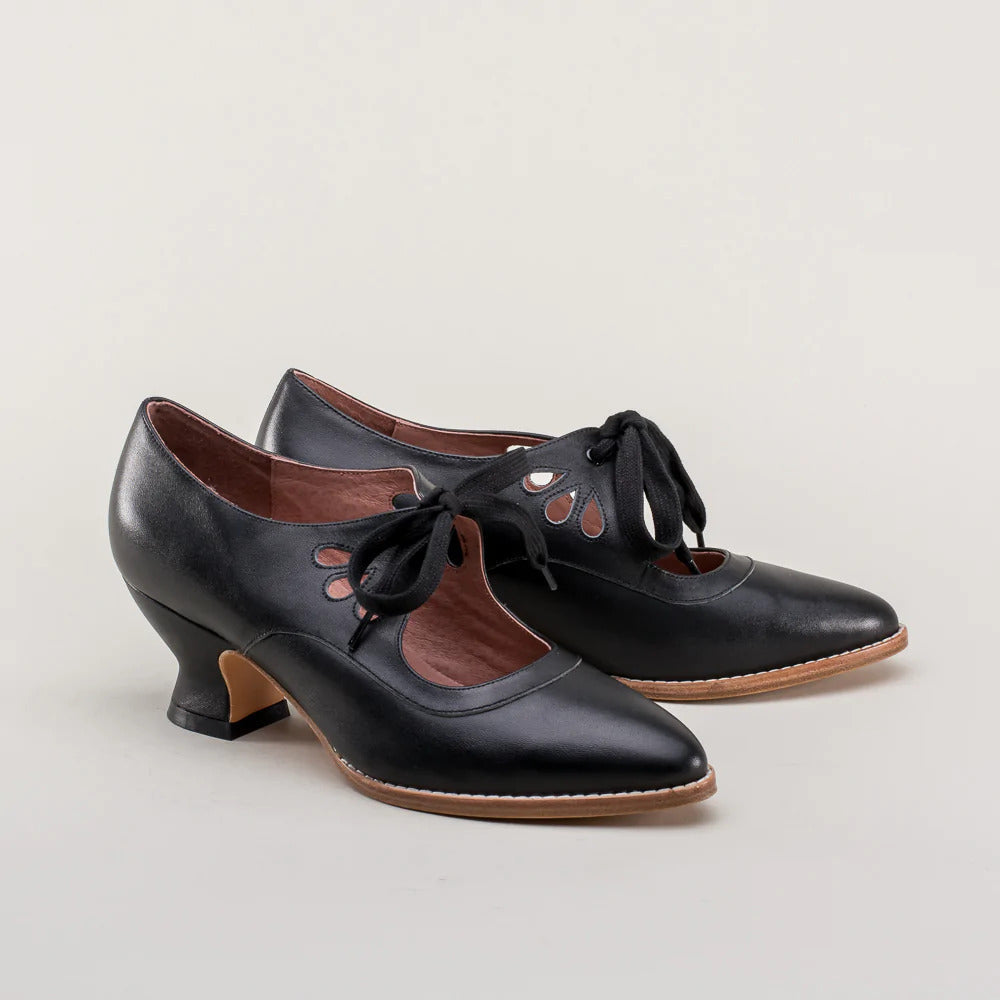Pumps ortopedyczne ze skóry – Viviana-Czarny-35-Trend Polska