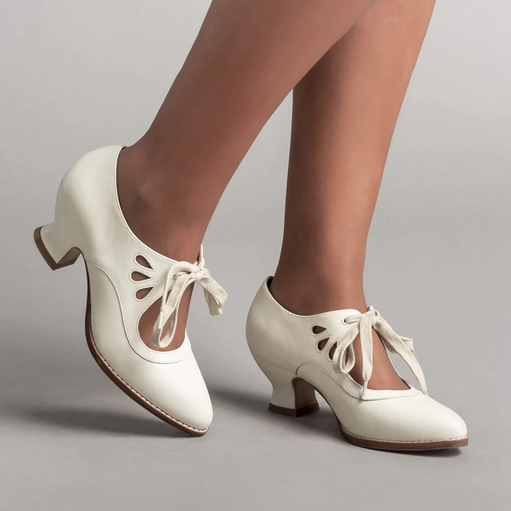Pumps ortopedyczne ze skóry – Viviana-Czarny-35-Trend Polska