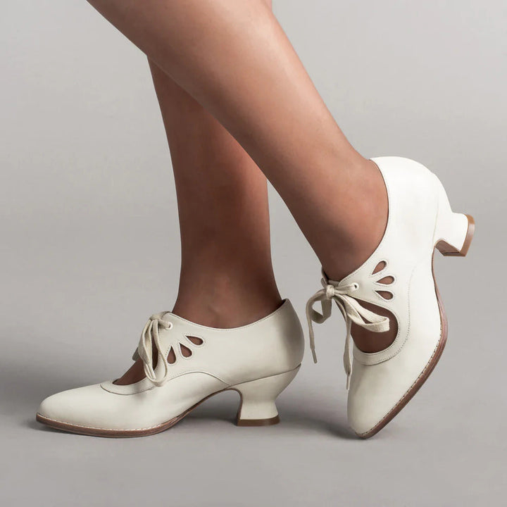 Pumps ortopedyczne ze skóry – Viviana-Czarny-35-Trend Polska