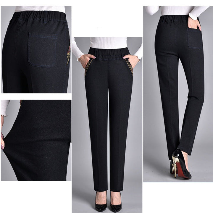 Push-up Jeans - Ella z ciepłym wnętrzem i idealnym dopasowaniem!-Jasnoniebieski (bez podszewki)-XL-Trend Polska