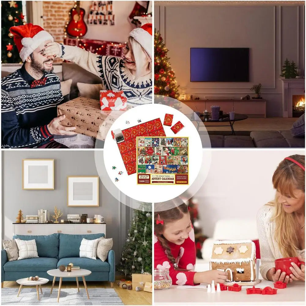 Puzzel Kalendarz Adwentowy - FestivePuzzle-Trend Polska