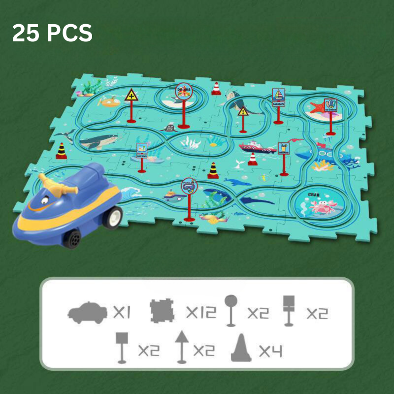 Puzzle dla Dzieci - RacePuzzle-25 elementów-Ocean-Trend Polska