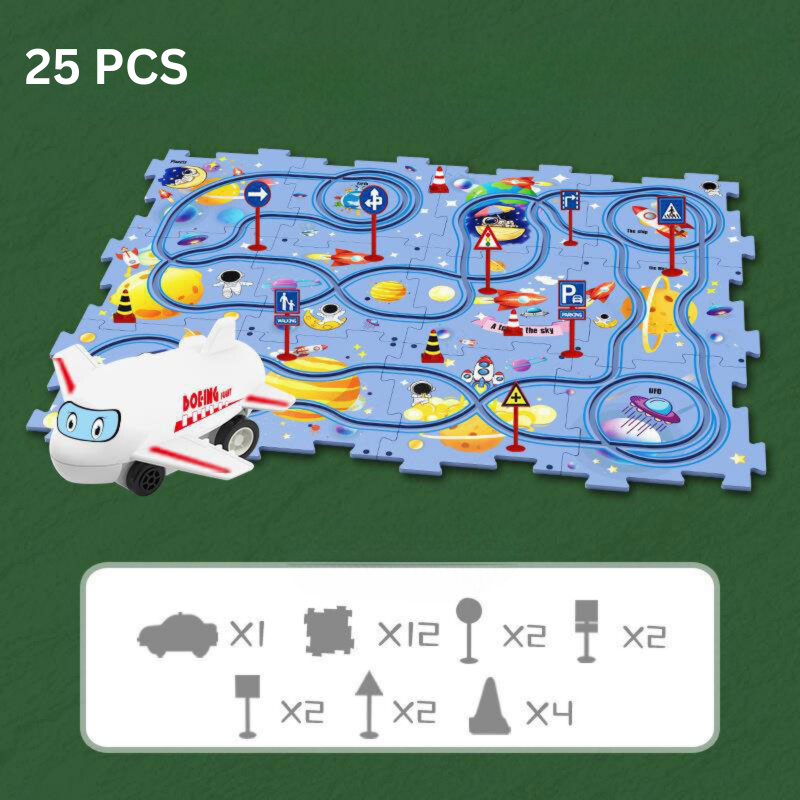 Puzzle dla Dzieci - RacePuzzle-25 elementów-Weldream-Trend Polska