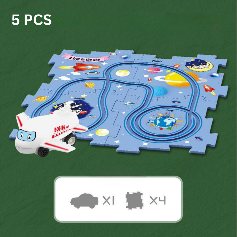 Puzzle dla Dzieci - RacePuzzle-5 elementów-Weldream-Trend Polska