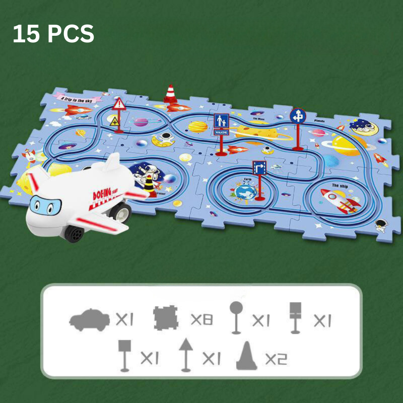 Puzzle dla Dzieci - RacePuzzle-5 elementów-Dinozaur-Trend Polska