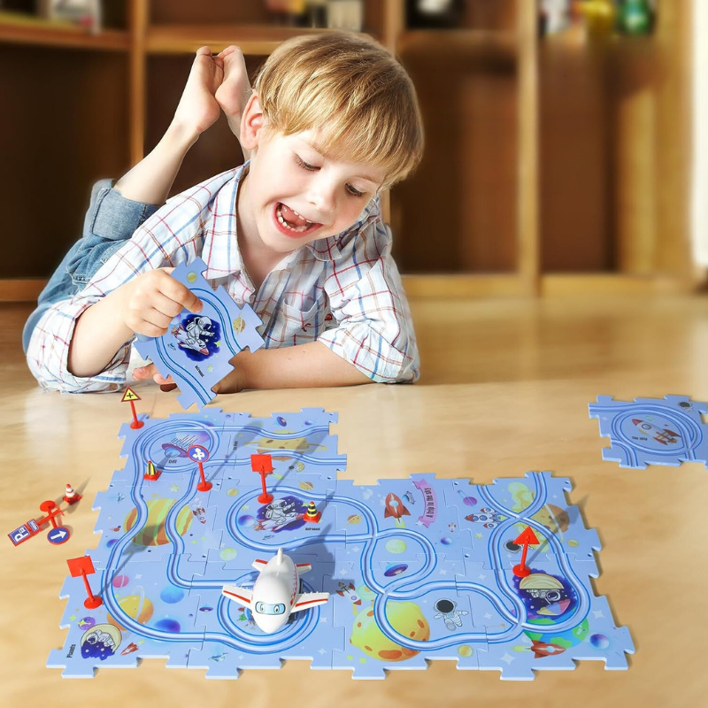 Puzzle dla Dzieci - RacePuzzle-5 elementów-Dinozaur-Trend Polska