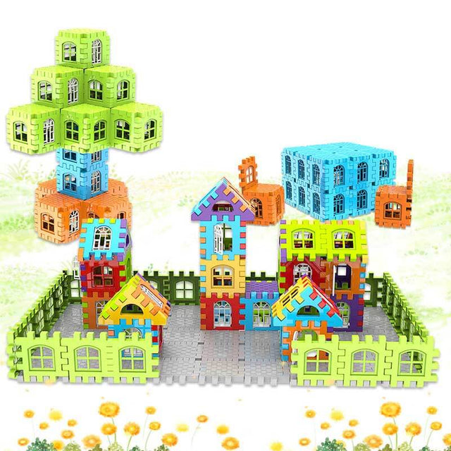 Puzzlowe klocki – Blockaroo-60 sztuk-Trend Polska