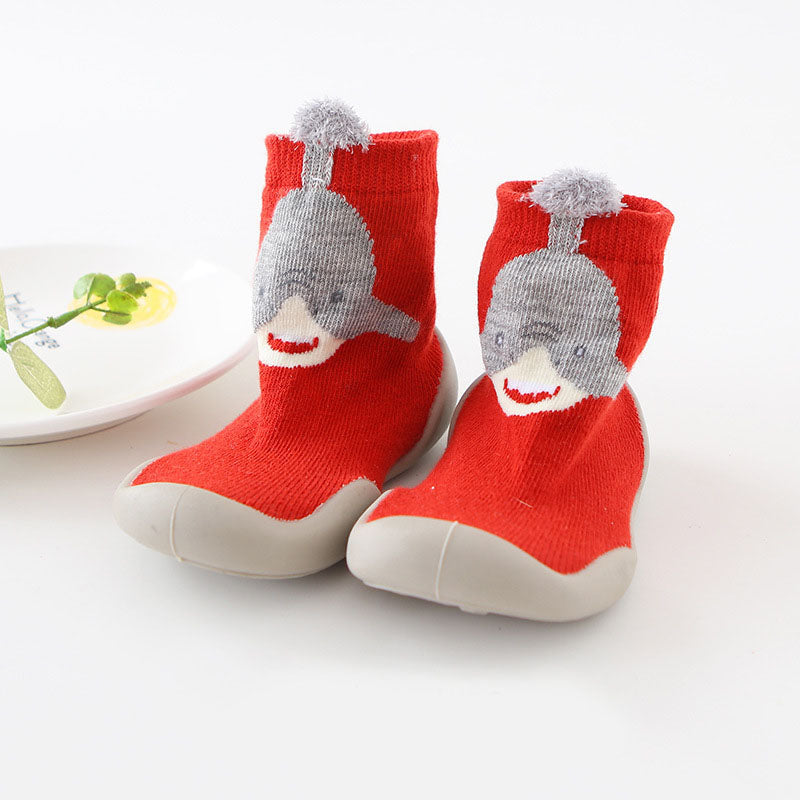 Miękkie Dziewiarskie Buty Dla Maluchów - Antypoślizgowe Kapcie