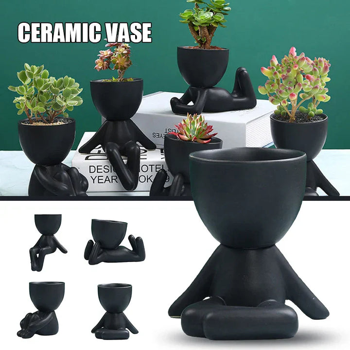 Ręcznie robiona donica ceramiczna na sukulenty z otworem odpływowym - TerraCotta-01-Trend Polska