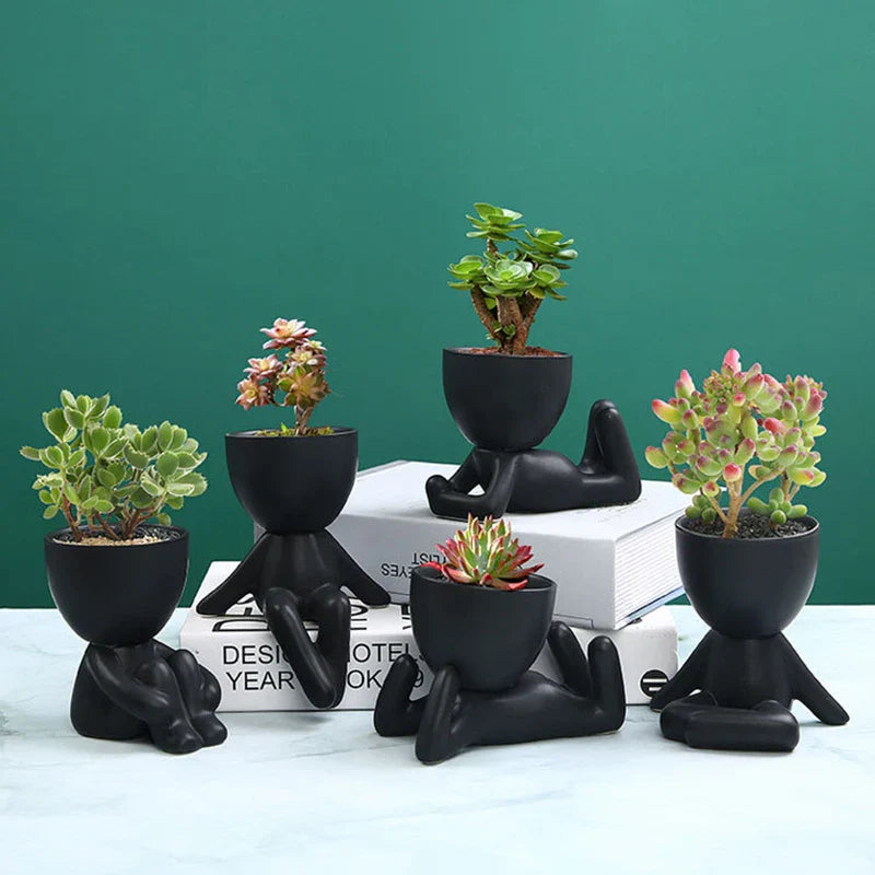 Ręcznie robiona donica ceramiczna na sukulenty z otworem odpływowym - TerraCotta-01-Trend Polska