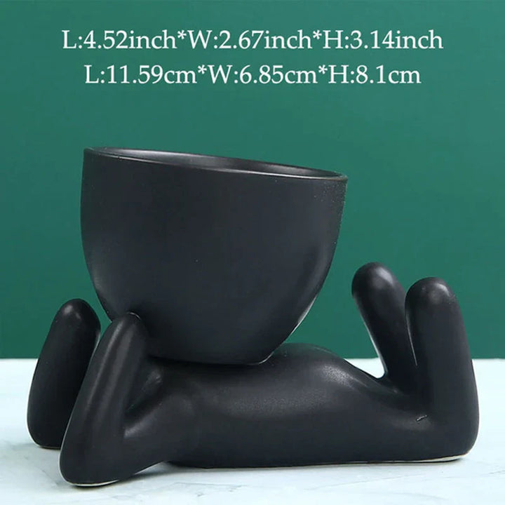 Ręcznie robiona donica ceramiczna na sukulenty z otworem odpływowym - TerraCotta-01-Trend Polska