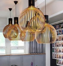 Ręcznie robiona drewniana lampa wisząca - RustikAura-Klasyczne drewno-23 cm-Trend Polska