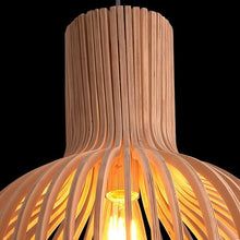 Ręcznie robiona drewniana lampa wisząca - RustikAura-Klasyczne drewno-23 cm-Trend Polska