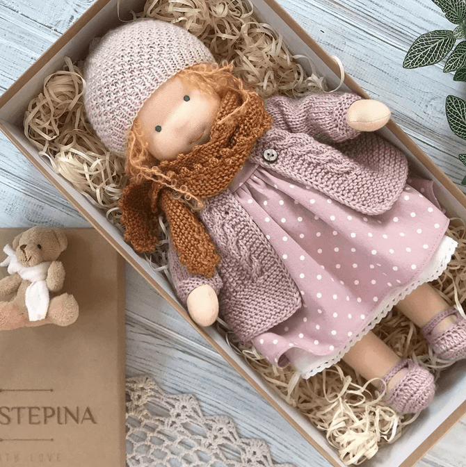 Ręcznie robiona lalka Waldorf - Poppi-F-Trend Polska
