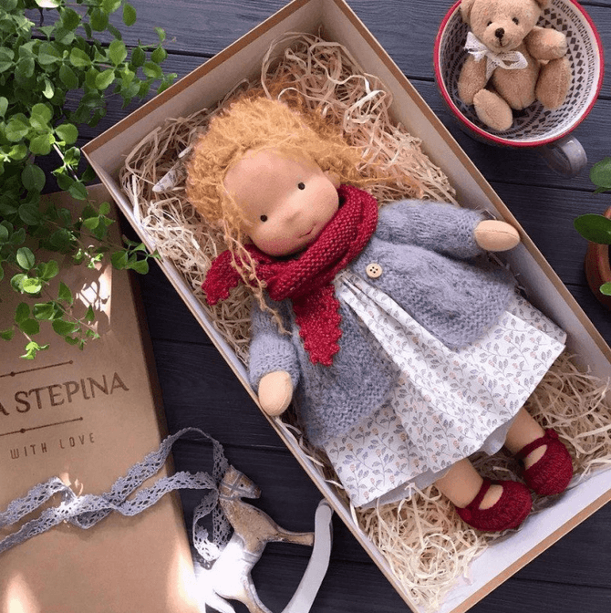 Ręcznie robiona lalka Waldorf - Poppi-K-Trend Polska