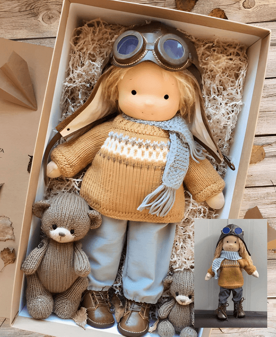 Ręcznie robiona lalka Waldorf - Poppi-B-Trend Polska