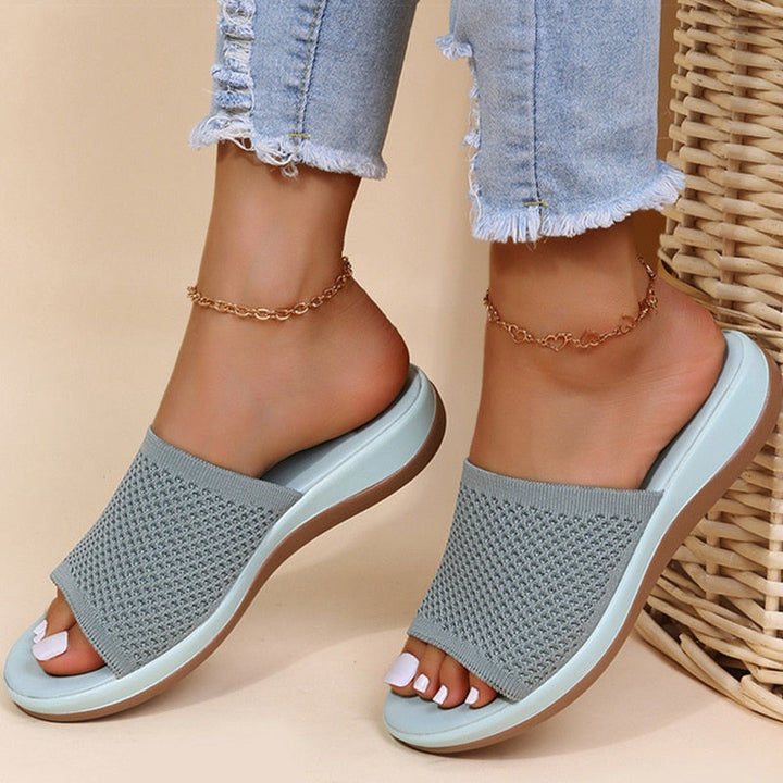 Ręcznie robione sandały retro – Mirelda-Niebieski-35-Trend Polska