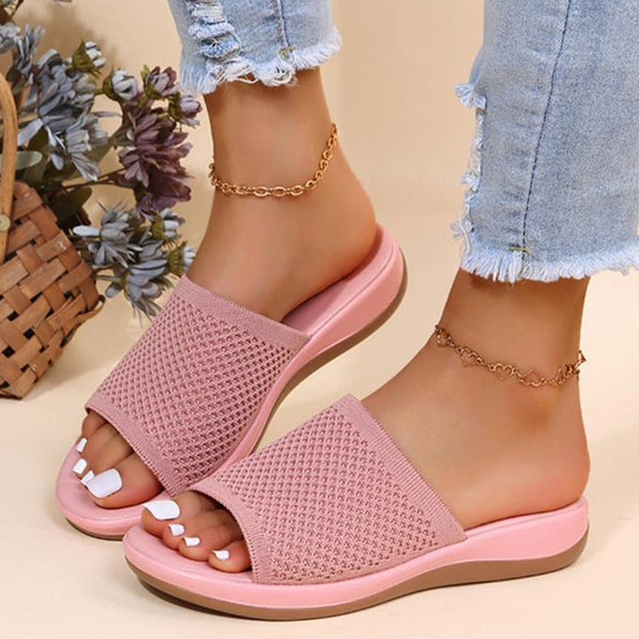 Ręcznie robione sandały retro – Mirelda-Różowy-35-Trend Polska