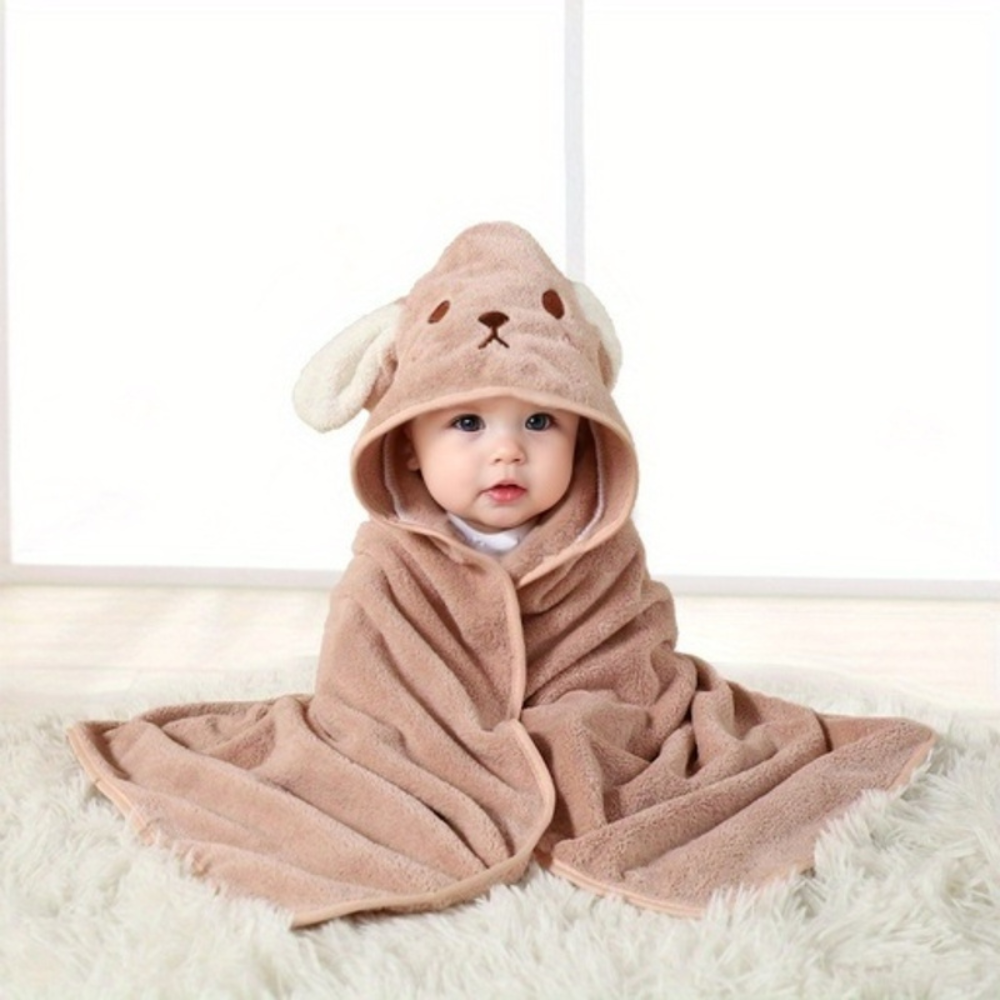 Ręcznik kąpielowy z kapturem – SnuggleSplash-Królik-Trend Polska