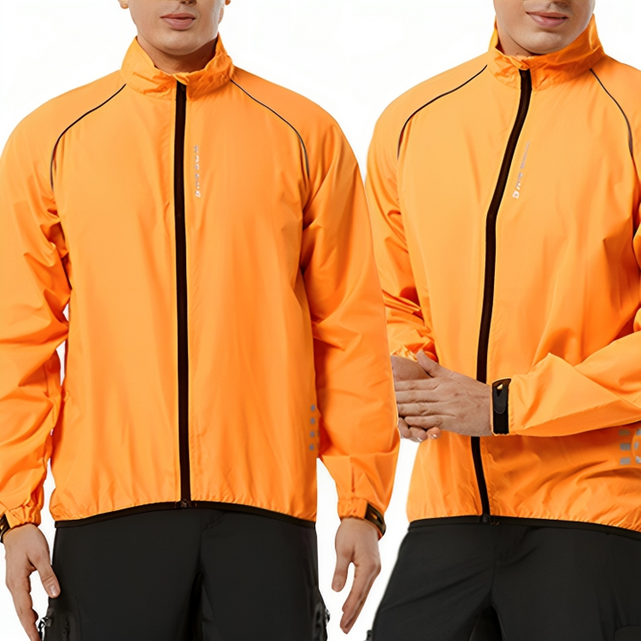 Refleksyjna Kurtka Rowerowa dla Mężczyzn - ReflectoRide-Czarny-M-Trend Polska
