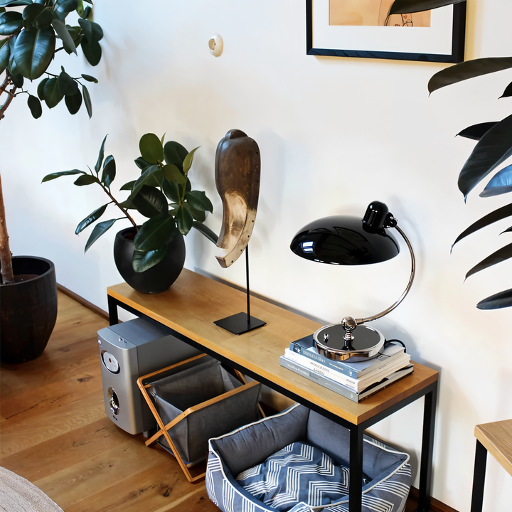 Regulowana Lampa Biurkowa w Stylu Vintage z Żelaza – Virella-Czarny-Trend Polska