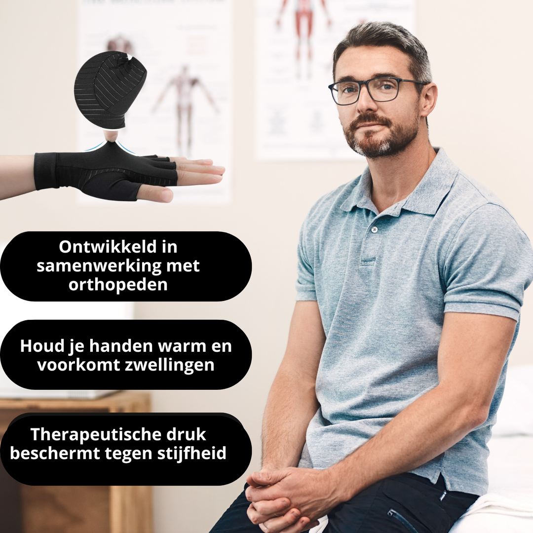 Rękawice uciskowe przeciwartrtyczne - ThermaFlex-1x Para (+1 Gratis)-S-Trend Polska