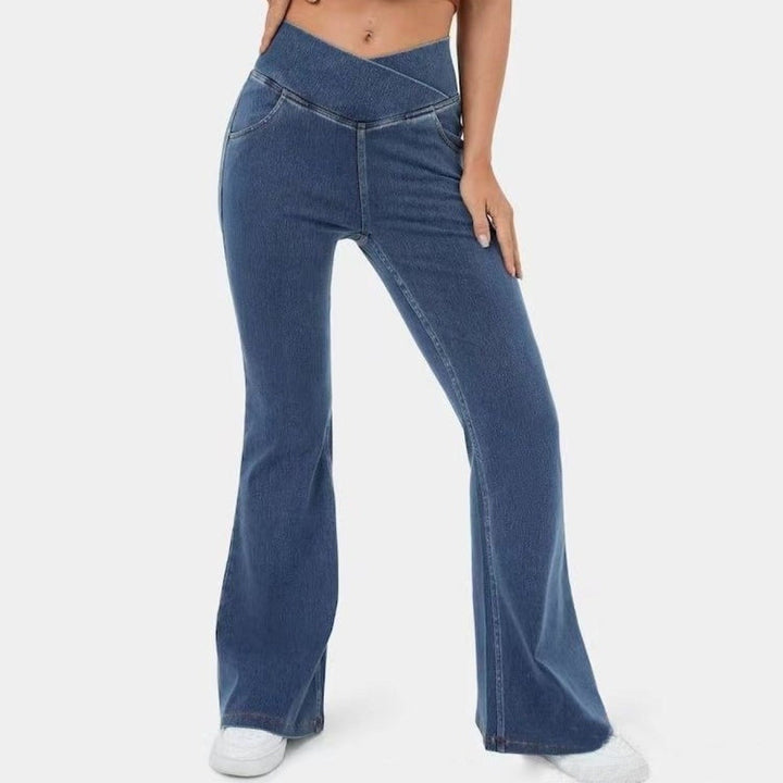 Nowoczesne damskie dżinsy stretch – Helena